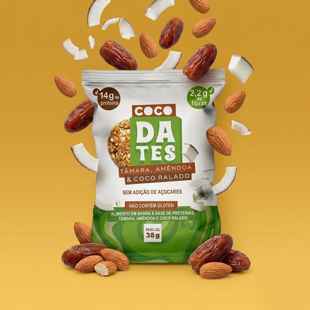 Dates Coco com ingredientes