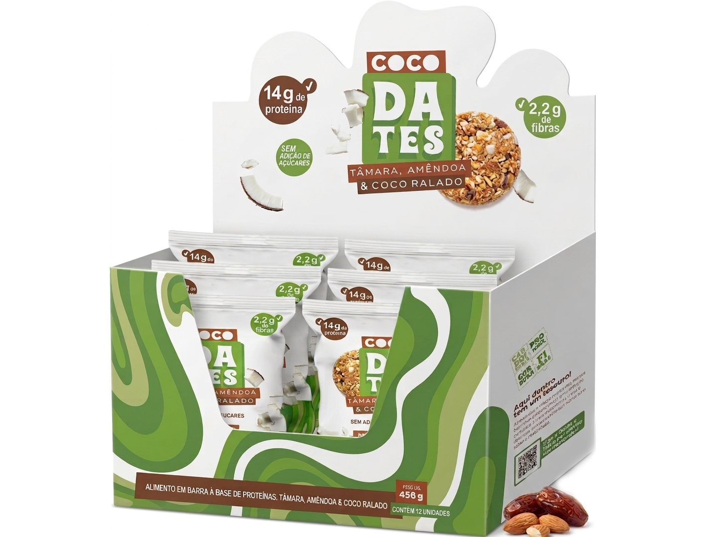 Display Dates Coco com 12 unidades