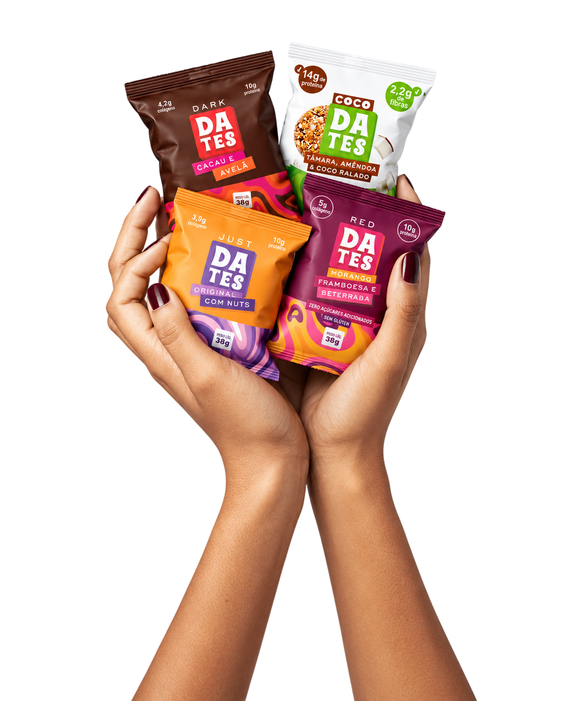 Kit degustação com os sabores Dates